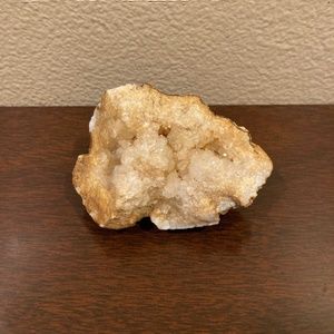 Beige Brown Geode Crystal